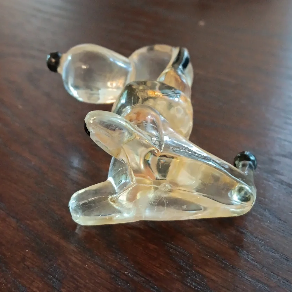 Vintage lucite Snoopy.